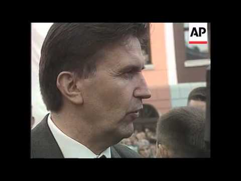 Bosnia - Pro-election rally in Tuzla