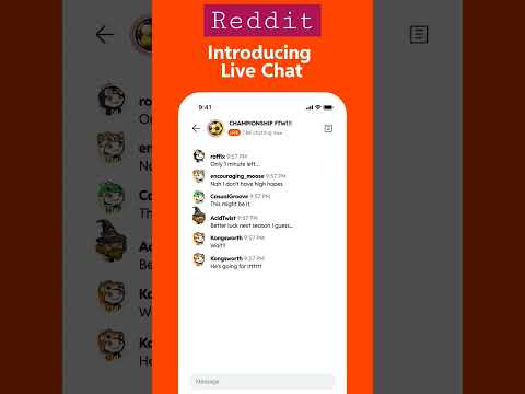 Reddit introducing live chat