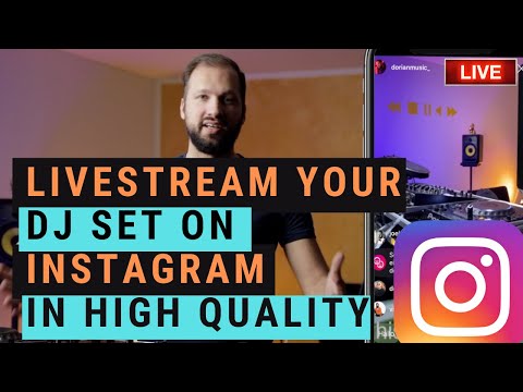 How to LIVESTREAM a DJ Set on INSTAGRAM with OBS and Yellow Duck