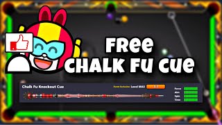 8 Ball Pool - HOW TO GET CHALK FU CUE MAX LEVEL FREE❤️