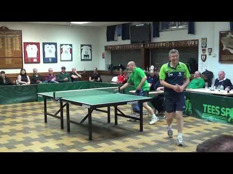 2019 Basingstoke Closed Table Tennis finals - Vets singles - Sean Pickin vs Richard Fettes