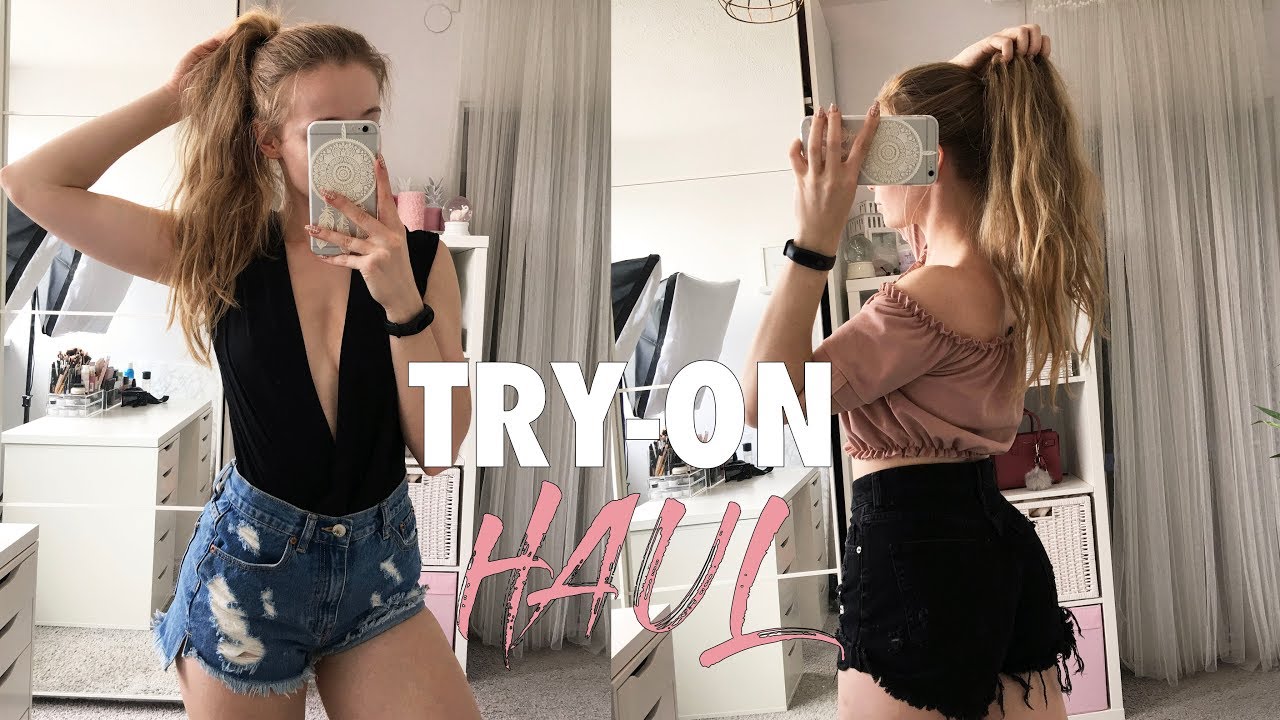 TRY-ON HAUL | IDEALNE SZORTY Z WYSOKIM STANEM, STANIK DO ODKRYTYCH BLUZEK