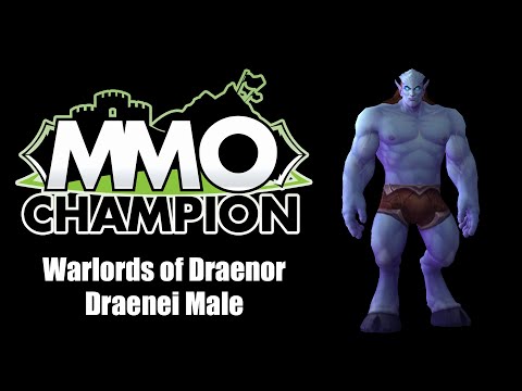Warlords of Draenor - Draenei Male Character Model Preview