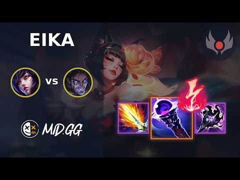 MID.GG: [ Eika ] Ahri MID vs Sylas | EUW GRANDMASTER | LOL Season 2026