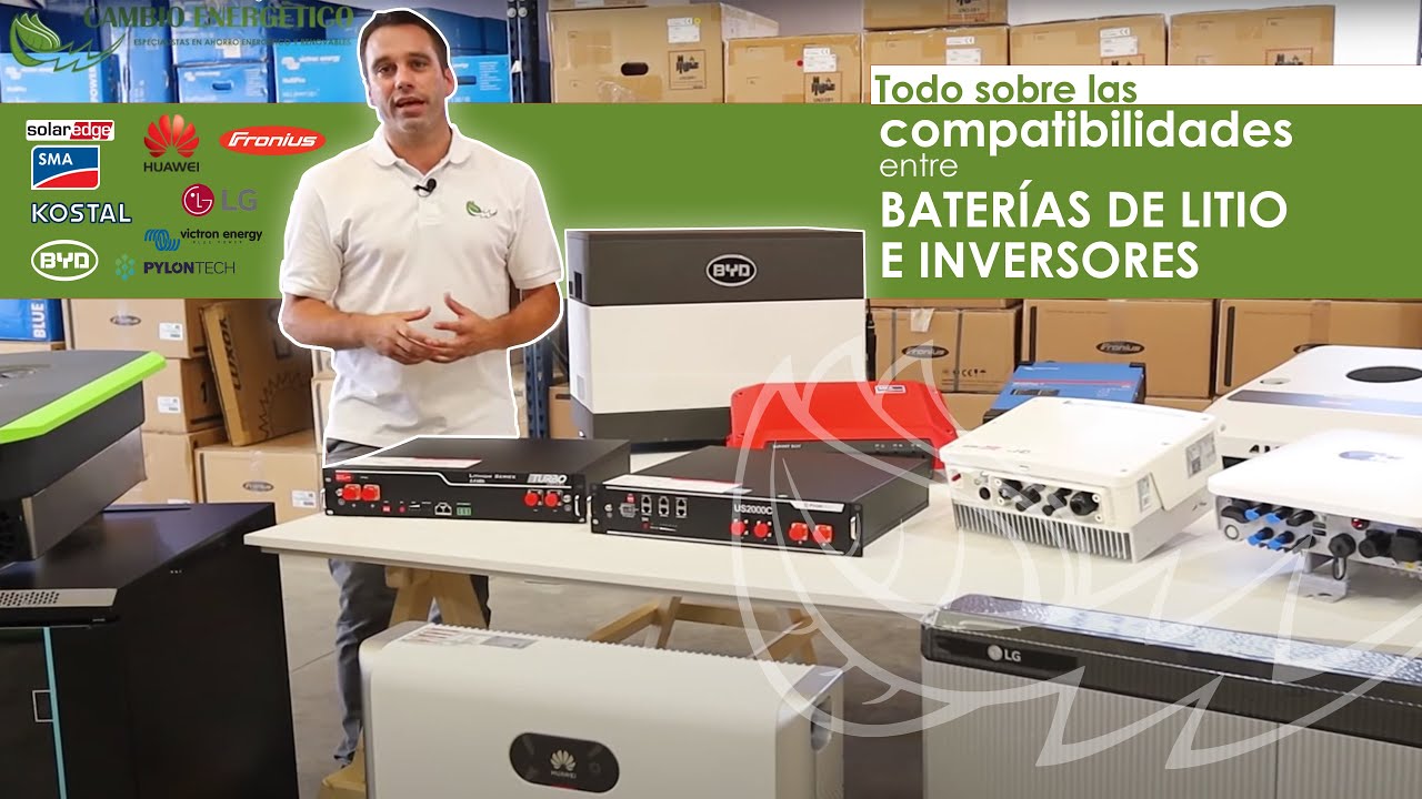 ¿Qué BATERÍA DE LITIO es mejor para mi AUTOCONSUMO? - Todo sobre compatibilidad batería/inversor
