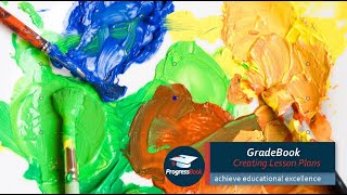 ProgressBook GradeBook: Creating Lesson Plans