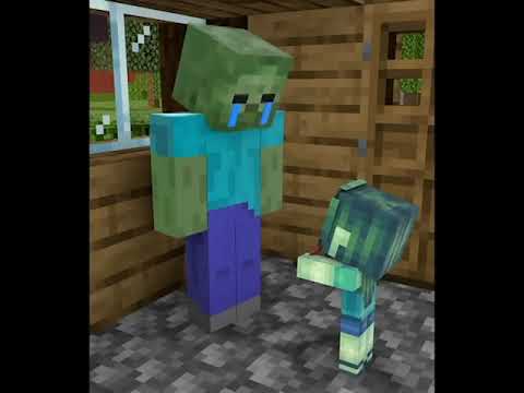 Monster School : Bad Boy vs Good Girl-Baby Zombie Minecraft Animation- (shorts version) #Shorts​ 12