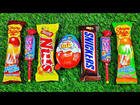 Chocolate Bar & Kinder Surprise Egg Unboxing ASMR Compilation!