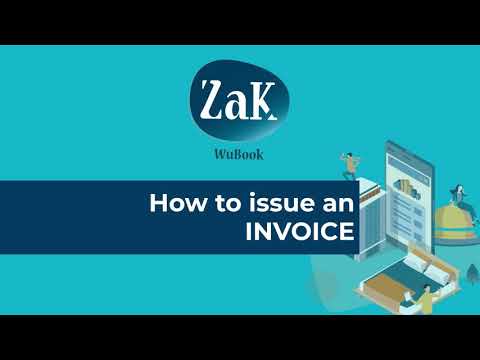 ZaK - How to issue an invoice