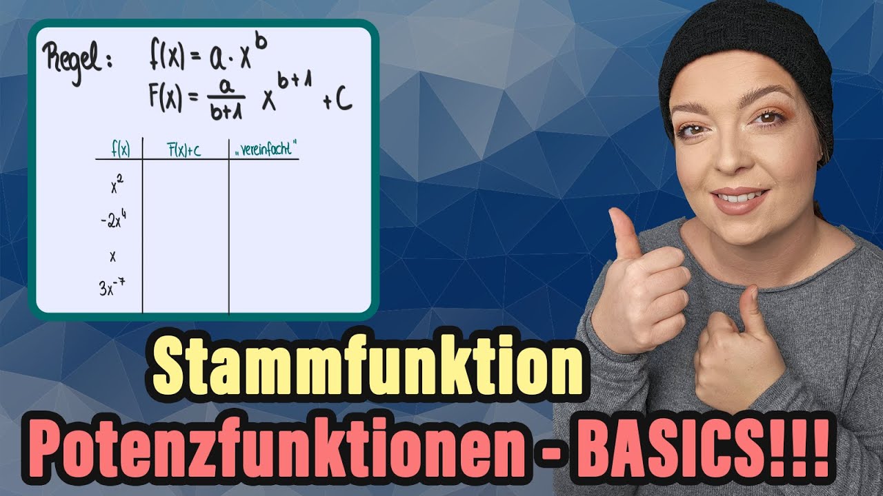 Stammfunktion von Potenzfunktionen: Schritt-für-Schritt erklärt