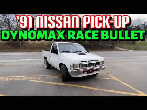 1991 Nissan Pick Up EXHAUST w/ DYNOMAX RACE BULLET!
