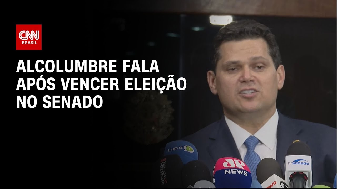 Alcolumbre fala após vencer eleição no Senado | ELEIÇÕES NO CONGRESSO