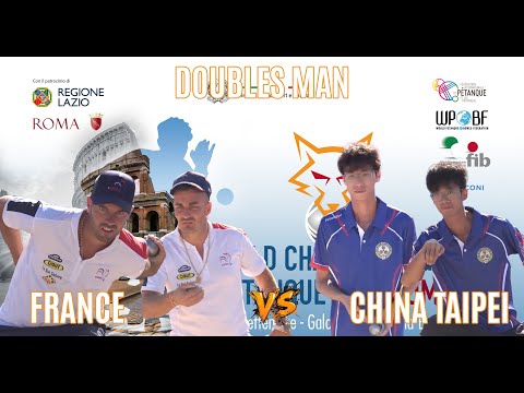 World Championships Petanque 2025 – France (Rocher/Sarrio) vs Chinese Taipei (You Fu Chen & Tin You)