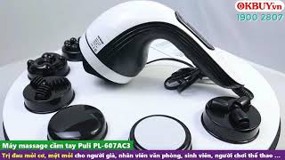 Video Máy massage bụng cầm tay Puli PL-607AC3 - 8 đầu