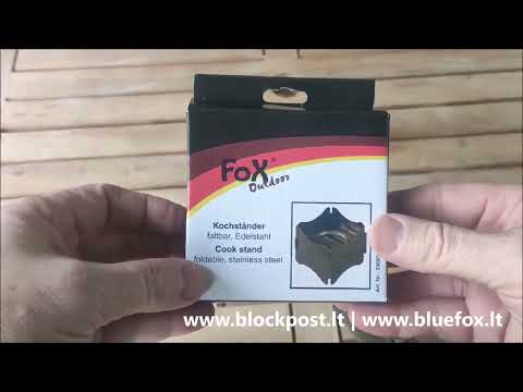 Fox outdoor sulankstoma kišeninė viryklė 33693 video