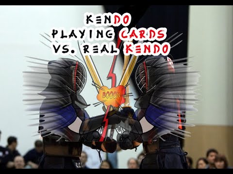 Kendo Playing Cards and Real Kendo