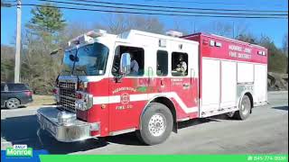 A car accident involving three cars occurred on Route 208 near the NY-17 ramp