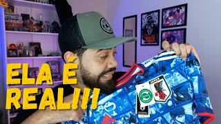 REVIEW CAMISETA DE ANIMES DA SELEÇÃO JAPONESA