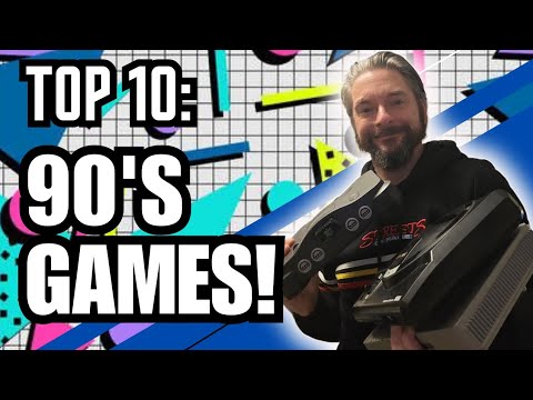 Top 10 games of the 90's! Classic games from the golden era of Nintendo, Sega & Playstation gaming!