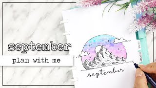PLAN WITH ME | September + How to get back into Bullet Journaling