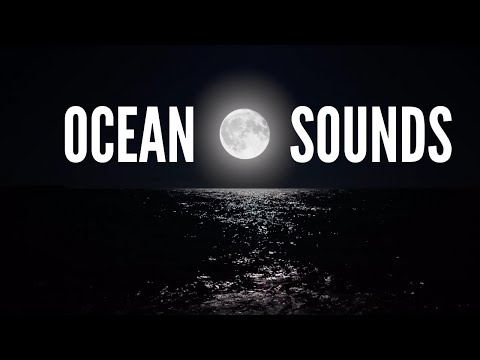 Nighttime Ocean Sounds for Calm DEEP Sleep & Relaxation | 3 HOURS