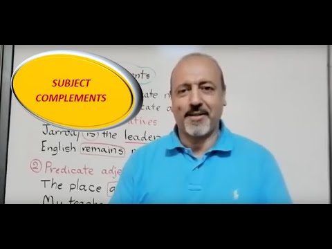 SUBJECT COMPLEMENTS.  English Grammar