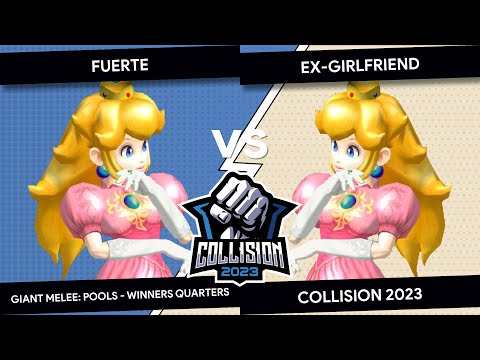 Collision 2023 Giant Melee - Fuerte (Peach) VS Ex-Girlfriend (Peach) - Pools - Winners Quarters