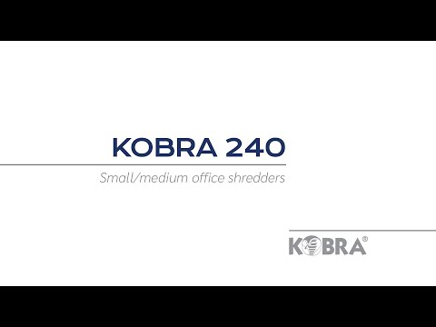 Kobra 240 | Professional shredder for small/medium size offices
