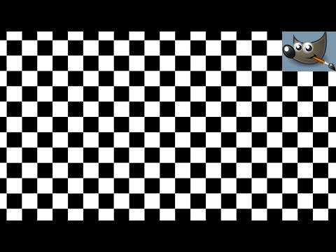 How to Create a Checkerboard Pattern in Gimp