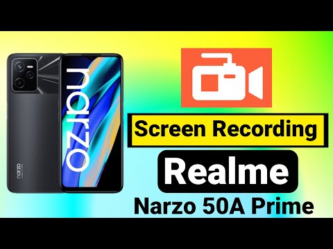 How To Screen Recording Realme Narzo 50a Prime Realme Narzo 50A Prime Me Screen Recording Kaise Kare