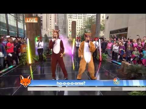 Ylvis The Fox live from Plaza New York Today - HD