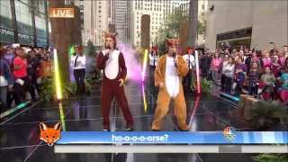 Ylvis The Fox live from Plaza New York Today - HD