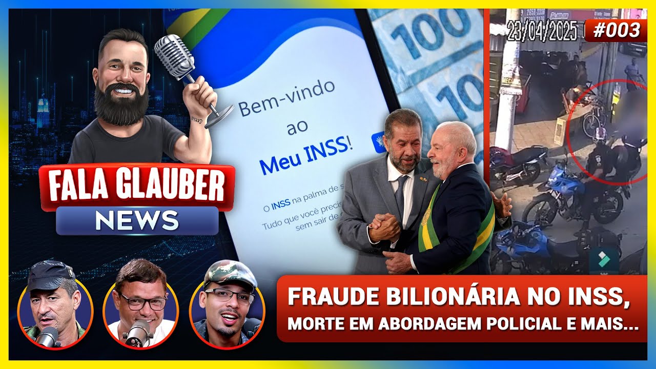 FALA GLAUBER NEWS - Policiais Investigados, PEC da Segurança e Venezuela - 24/04/2025
