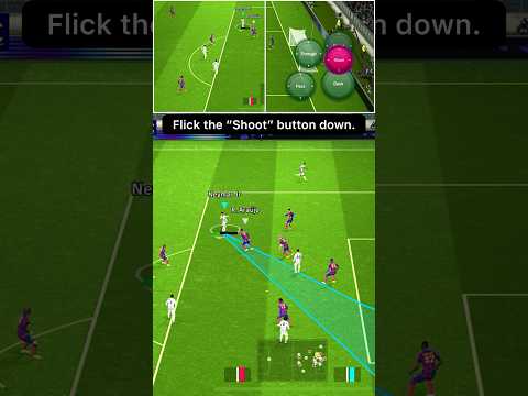 How to Special Double Touch + Shot Curl = 🔥☠️ #efootball #efootball2024 #efootball2024mobile