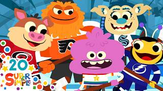 When We Play Hockey 🏒 | Super Simple Songs & ‪@NHL Hockey Song for Kids gameplay video by MH_Room15, 2:15 duration