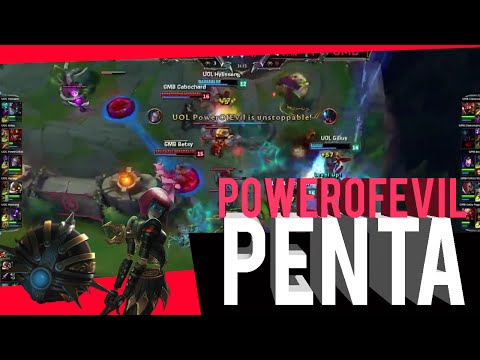 UOL PowerOfEvil Orianna PENTA KILL vs Gambit