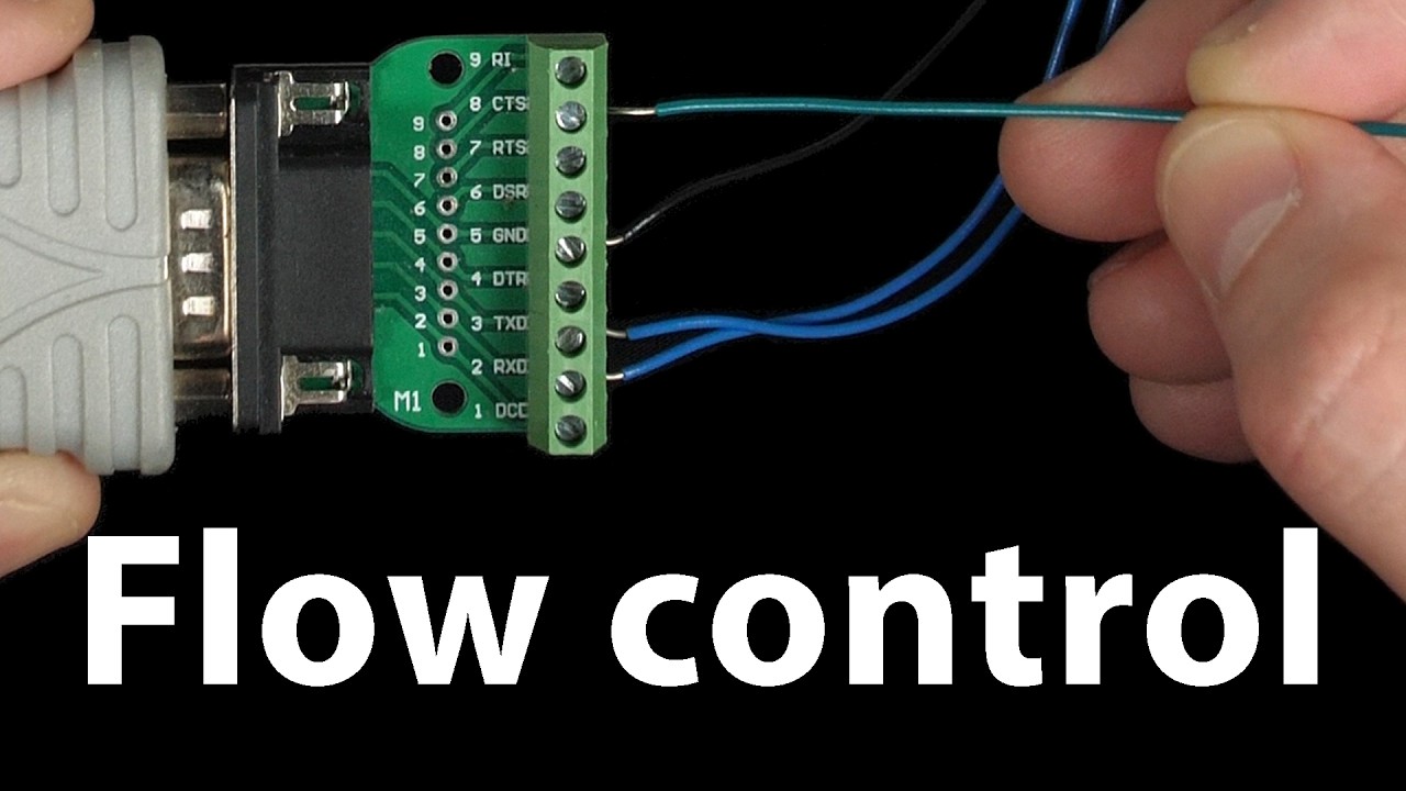 RS232 flow control