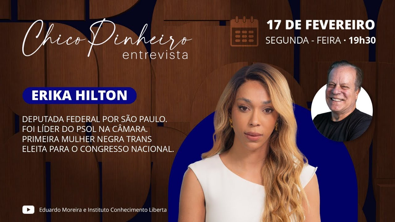 CHICO PINHEIRO ENTREVISTA - 17/02/25 - ERIKA HILTON