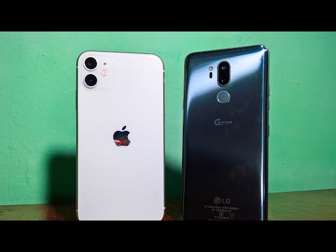 IPHONE 11 VS LG G7 THINQ SPEAKER TEST | SOUND QUALITY TEST!!