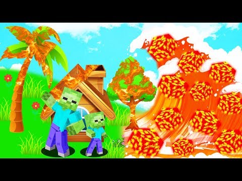 LAV TSUNAMİ VS EV #2 - Minecraft