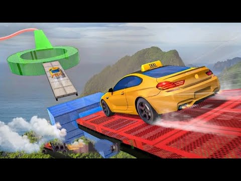 Real Taxi Car Stunts 3D Impossible Ramp Car Stunt Game - Android GamePlay - Car Games 3D - Kar Game