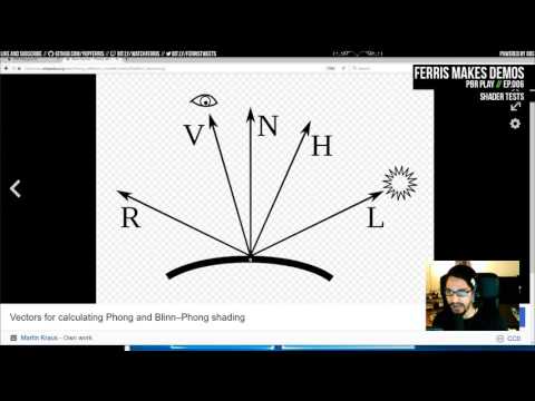 Ferris Makes Demos Ep.006 - PBR Play