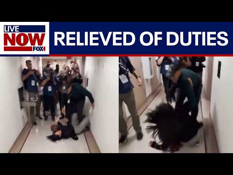 Video | WATCH: ICE agent 'relieved' of duties after violent confrontation