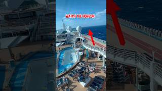 Rockin’ and Rollin’: Cruise Ship Battles Choppy Seas! #travel #cruise #shorts #royalcaribbean