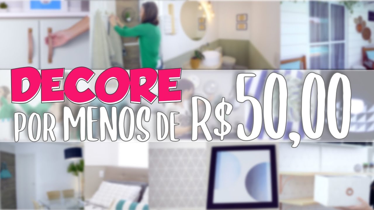 10 ideias para Decorar a casa Gastando Pouco  🤑 Menos de 50 reais