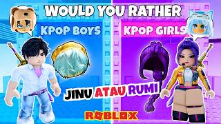 Download lagu AKU DAN JICHAN LOMBA DESAIN AVATAR RUMI & JINU DEMON HUNTER DAN HARUS CANTIK GANTENG @Jichandn mp3