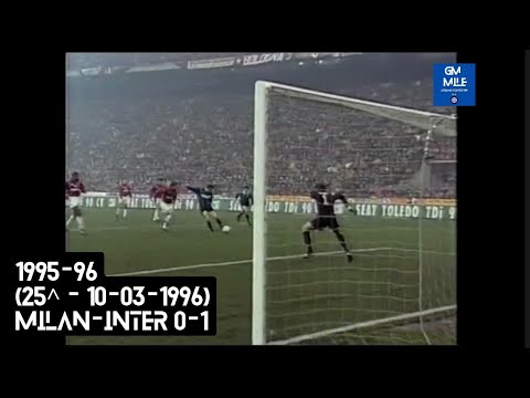 1995-96 (25^ - 10-03-1996) Milan-INTER 0-1 [Branca] Sintesi 37 Minuti Channel4 UK