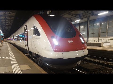 4K [Cab-ride] Lausanne - Neuchâtel, en cabine d'un ICN (RABDe 500)
