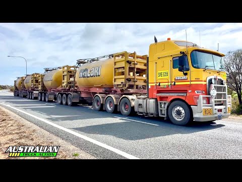 Australian Kenworth K200 Road Train Compilation #6 