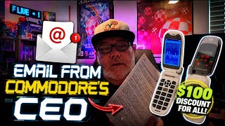 Email From Commodore's CEO! $100 Discount Just Announced!